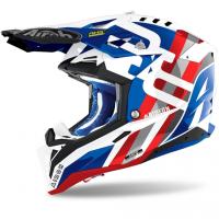 Airoh Мотошлем Aviator 3 Rainbow Blue/Red Gloss в Уфе