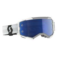 Scott Очки кроссовые Fury white blue chrome works в Уфе