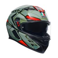 AGV Шлем K3 Decept Matt Black/Green/Red в Уфе