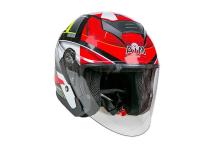 AiM Шлем открытый JK526 Red/Grey/Black в Уфе