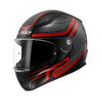 LS2 Мотошлем FF353 Rapid II Circuit черно-красный в Уфе