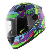 LS2 Мотошлем FF812 Kid Svent Blue Green в Уфе