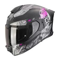 Scorpion Exo Мотошлем Exo-530 Air Hadji Черный/Серый/Розовый в Уфе