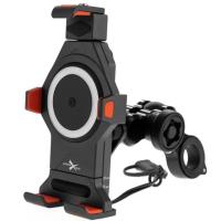 Extreme Style Мото держатель с беспроводной зарядкой anti-vibration R17W в Уфе