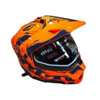 AiM Шлем детский JK802Y Orange/Blue в Уфе