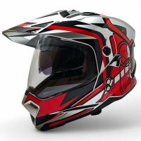 AIM Шлем кросс/эндуро JK802S Red/Grey/Black в Уфе