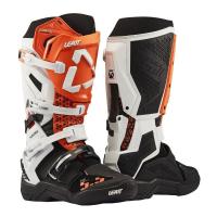 Leatt Мотоботы кроссовые 5.5 FlexLock Evo V27 White/Orange в Уфе