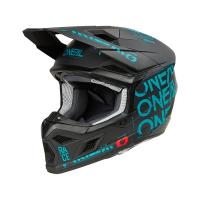Oneal Шлем кроссовый 3Series Static черный/бирюзовый в Уфе
