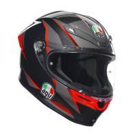 AGV Шлем K6 S 2206 Slashcut Black/Grey/Red в Уфе