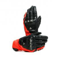 Dainese Перчатки кожаные 4-Stroke 2 Black/Fluo-Red в Уфе