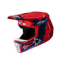 Leatt Шлем кроссовый детский Helmet Kit Moto 3.5 Jr V25 Royal в Уфе