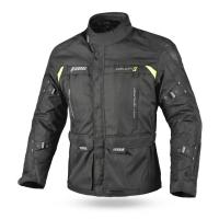 Dimox Мотокуртка текстиль Explorer Mens Touring Black/Yellow в Уфе