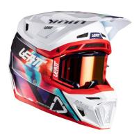 Leatt Шлем кроссовый 8.5 Royal Blue-Red V26 + очки Velocity 5.5 в Уфе
