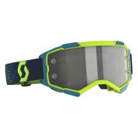 Scott Очки кроссовые Fury LS neon yellow/blue light sensitive grey works в Уфе