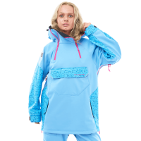 Dragonfly Куртка-анорак сноубордическая DF Uktus Woman Blue - Pink в Уфе