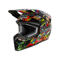 Oneal Шлем кроссовый детский 3Series Youth Crank V.24 красный/ зеленый в Уфе