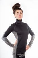 Starks Термокофта Warm Long Shirt Extreme женская Черно-Серая в #REGION_NAME_DECLINE_PP#