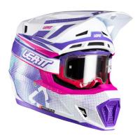 Leatt Шлем кроссовый  7.5 V26 Purple + очки Velocity 4.5 в Уфе