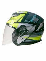 AiM Шлем открытый JK526 Yellow/Grey/Black в Уфе