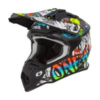 Oneal Шлем кроссовый детский 3Series Rancid V.24 черный/белый в Уфе