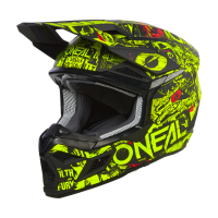 Oneal Шлем кроссовый детский 3Series Attack Youth V24 черный/желтый в Уфе