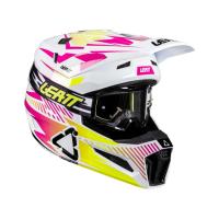 Leatt Шлем кроссовый 3.5 V26 Storm Pink + очки Vizion 3.5 в Уфе