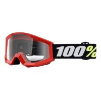 100% Очки детские Strata Mini Goggle Red/Clear Lens 2025 в Уфе