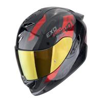 Scorpion Exo Мотошлем Exo-1400 Evo II Carbon Air Platted Карбон/Красный в Уфе