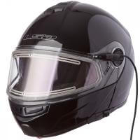 LS2 Мотошлем снегоходный FF325 Strobe Electric Snow Solid Черный в Уфе