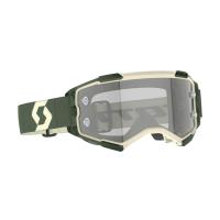 Scott Очки кроссовые Fury LS kaki green/light sensitive grey works в Уфе