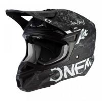 Oneal Шлем кроссовый 5Series Polyacrylite Черный/Белый в Уфе
