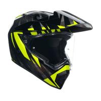 AGV Шлем AX9 E2206 V26 Steppa Carbon/Grey/Yellow Fluo в Уфе