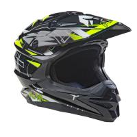 AiM Шлем кроссовый JK803S Yellow/Black в Уфе