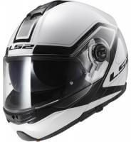 LS2 Мотошлем снегоходный FF325 Strobe Electric Snow Civik Черный/Белый в Уфе