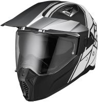 IXS Шлем IXS 208 2.0 Черно-Белый Матовый в Уфе