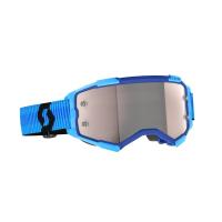 Scott Очки кроссовые Fury blue/black/silver chrome works в Уфе