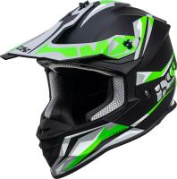 IXS шлем кроссовый 362 2.0 Черно-зеленый-белый в Уфе