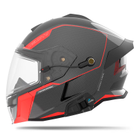 509 Шлем Delta V Carbon Commander с подогревом Racing Red в Уфе