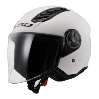 LS2 Мотошлем OF616 Airflow II Solid белый в Уфе