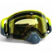 AiM Очки снегоходные с магнитной линзой и подогревом (PRO) 31-108 Accu Heated Yellow-Grey Glossy в Уфе