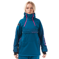 Dragonfly Куртка-анорак сноубордическая DF Uktus Woman Dark Ocean - Pink в Уфе