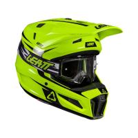 Leatt Шлем кроссовый 3.5 V26 Neon Yellow + очки Vizion 3.5 в Уфе