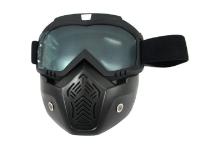 Scout маска MZ-1 оправа черная, линза прозрачная с защитой лица в Уфе