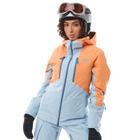 Dragonfly Куртка горнолыжная утепленная Gravity Woman 2025 Mock Orange-Light Blue в Уфе