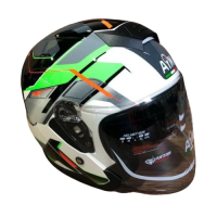 AiM Шлем JK526 Fluo-Green/White/Black в Уфе