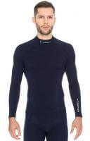 Brubeck Футболка мужская дл.рукав Wool Merino 78% Темно-Синий в Уфе