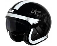 IXS Мотошлем открытый iXS 880 2.2 черно-серебристый в Уфе