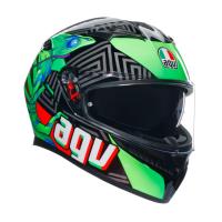 AGV Шлем K3 Kamaleon Black/Red/Green в Уфе