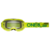 Oneal Маска кроссовая B-10 Solid V.24, желтый, прозрачные линзы Antifog, с защитой от уф лучей в Уфе