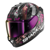 Shark Шлем Skwal i3 Hellcat Mat Black/Chrome/Violet в Уфе